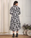 Onetara Muslin Floral Print Long Western Wear Dress Exporters In India